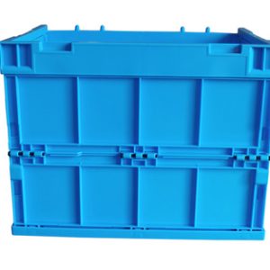 Small Collapsible Storage Bin/Container 13.5 x 10.3 x 7.2 Anbers Black Plastic Storage Crate 3 Packs 